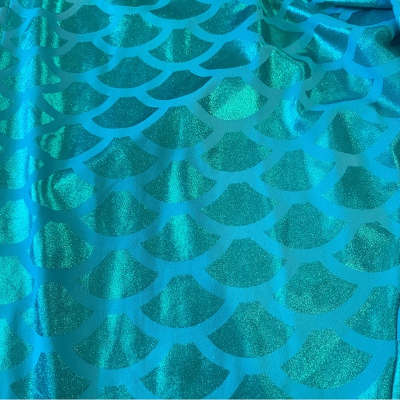 Tipsy Elves Shiny Metallic Mermaid Leggings High Waist Cosplay Halloween XXL - Picture 6 of 6